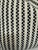 Custom pair of 22" pillows covered in Dedar "Catinelle" in color 001 jaquard fabric. These pillows have tapered corners to...