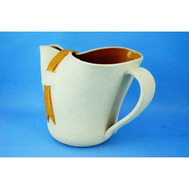 1950s Modernist Ceramic Jug Vase by Studio Umbria ARS Umbra Umbertide, 1950s For Sale - Image 5 of 18