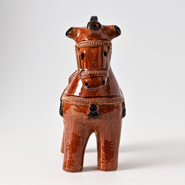 Ceramic Horse Figurine by Aldo Londi for Bitossi, 1960s For Sale - Image 6 of 12