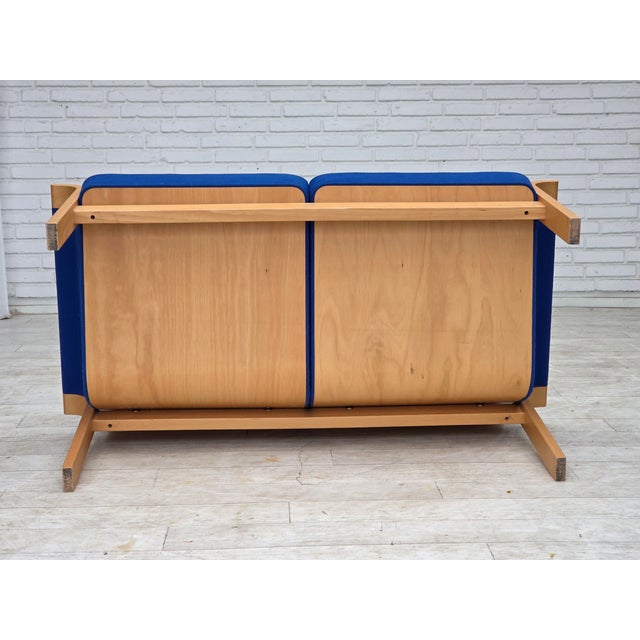 1970s Danish Two-Seater Sofa with Wool Upholstery by Magnus Olesen, 1970s For Sale - Image 5 of 18