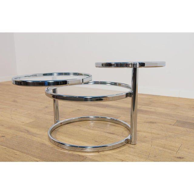 Mid-Century Chrome and Glass Coffee Table by Milo Baughman, USA, 1970s For Sale - Image 10 of 17