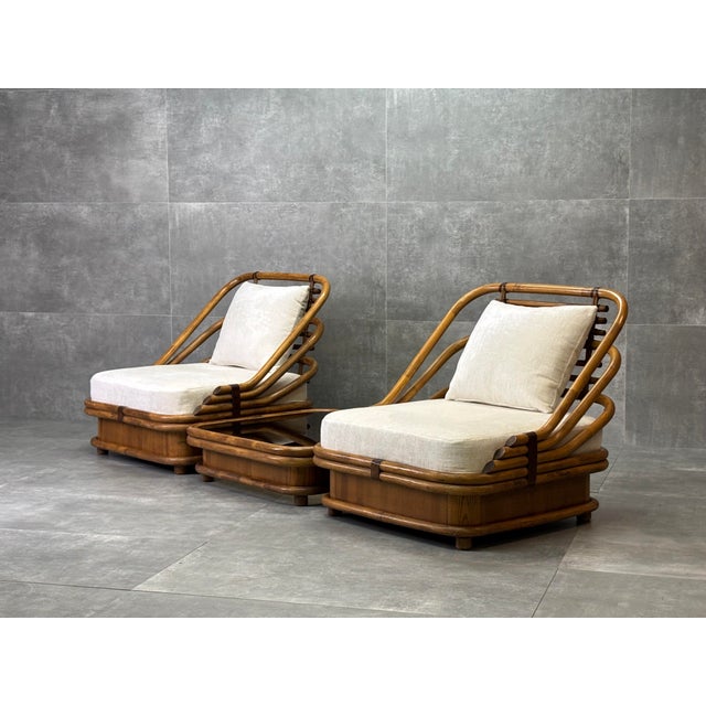 Armchairs and Coffee Table by Vivai Del Sud, 1970s, Set of 3 For Sale - Image 6 of 10