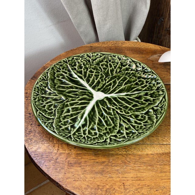 Large Earthenware Tureen in the shape of Cabbage Leaves, 1970s For Sale - Image 4 of 18