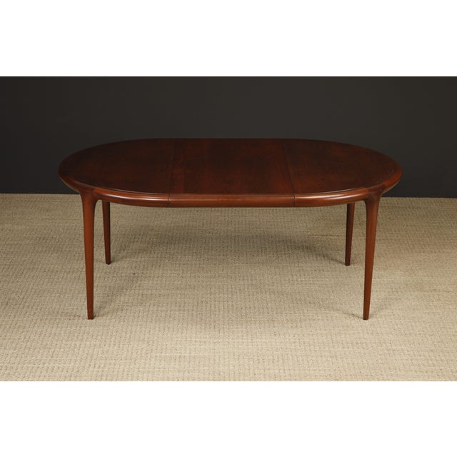 Mid-Century Modern VK201 Rosewood Dining Table by Vladimir Kagan for Kagan-Dreyfuss, 1958, Signed For Sale - Image 3 of 12