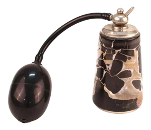 Vintage 1960s Solid Marble Perfume Dispenser With Atomizer