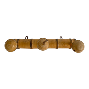 Vintage French Faux Bamboo Coat/Hack Rack