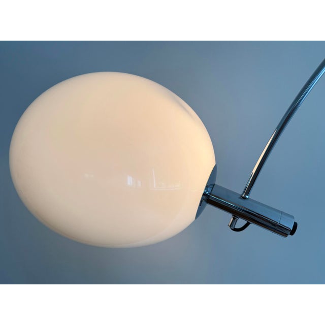Metal Early Arc Clamp Lamp with Plastic Shade by Florian Schulz, Germany, 1970s For Sale - Image 7 of 13
