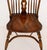 Brown Set of Seven Windsor Style Oak Side Chairs For Sale - Image 8 of 10
