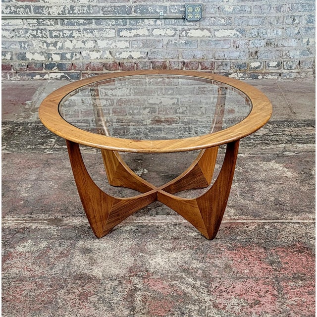 Mid Century Modern 1960s Danish Teak Round Coffee Table Chairish