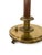 Wood Monumental Table Lamp in Brushed Brass and Mahogany by Harald Notini for Böhlmarks, 1950 For Sale - Image 7 of 13