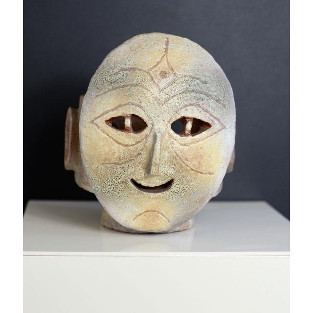 Ceramic Ceramic Anthropomorphic Candleholder, 1970s For Sale - Image 7 of 13