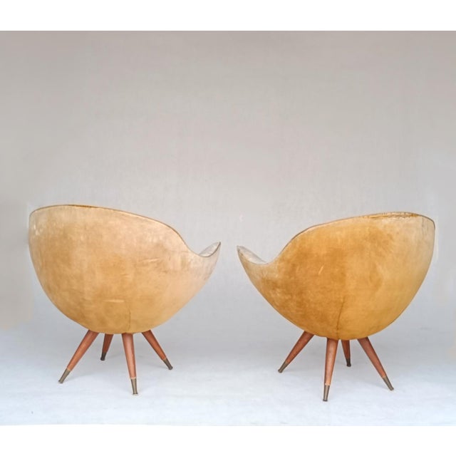 Vintage Egg Chairs and Sofa by Paged, 1970s, Set of 3 For Sale - Image 9 of 17