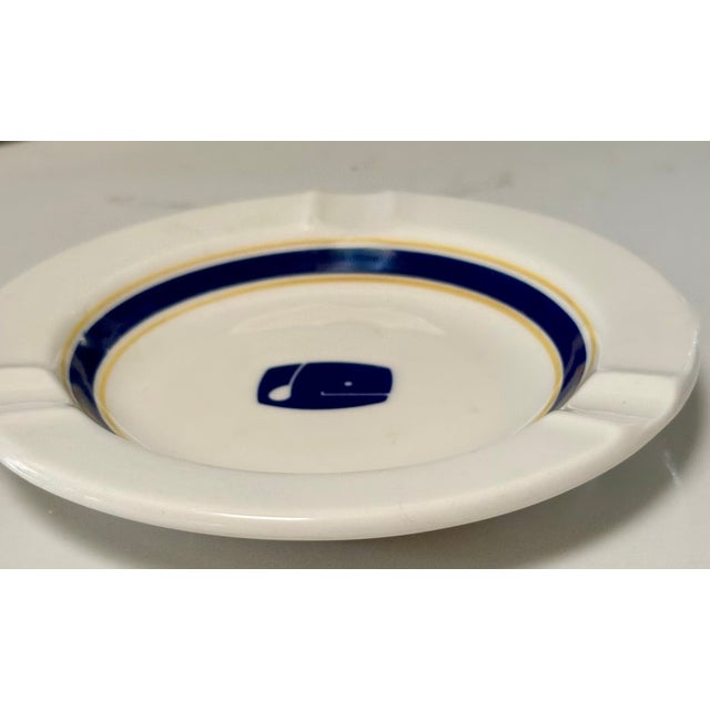 Blue, and Gold Striped Supradura Commemorative Whale Catchall Dish For Sale In Palm Springs - Image 6 of 6