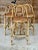 Wood Late 20th Century Coastal Rattan With Rattan Weave Seats Barstools-Set of Three For Sale - Image 7 of 10
