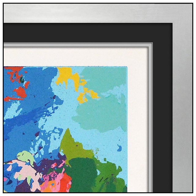 Printmaking Materials Late 20th Century Modern Purple Serigraph LeRoy Neiman For Sale - Image 7 of 7