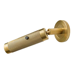 Brushed Brass Led Knurl Reading Light