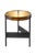 Alwa Two 5600AB Side Table with Amber Top & Black Base by Sebastian Herkner for Pulpo For Sale