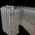 Metal Vintage Murano Chandelier with Its Letter S Shape with Murano Prism Glass, Venice, Italy For Sale - Image 7 of 18