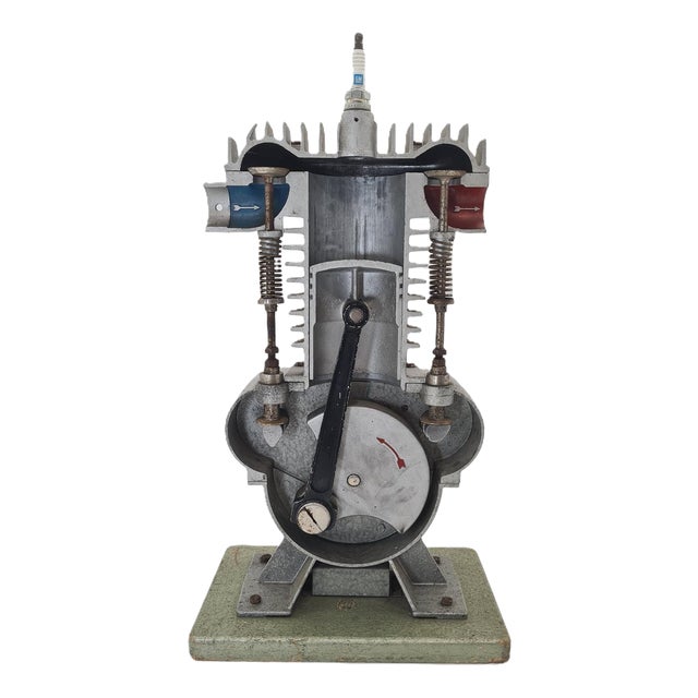 Educational Model of an Internal Combustion Engine, 1970s For Sale