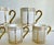 Ceramic Vintage Gilt Porcelain Greek Key Demitasse Espresso Cups, Set of 7 For Sale - Image 7 of 7