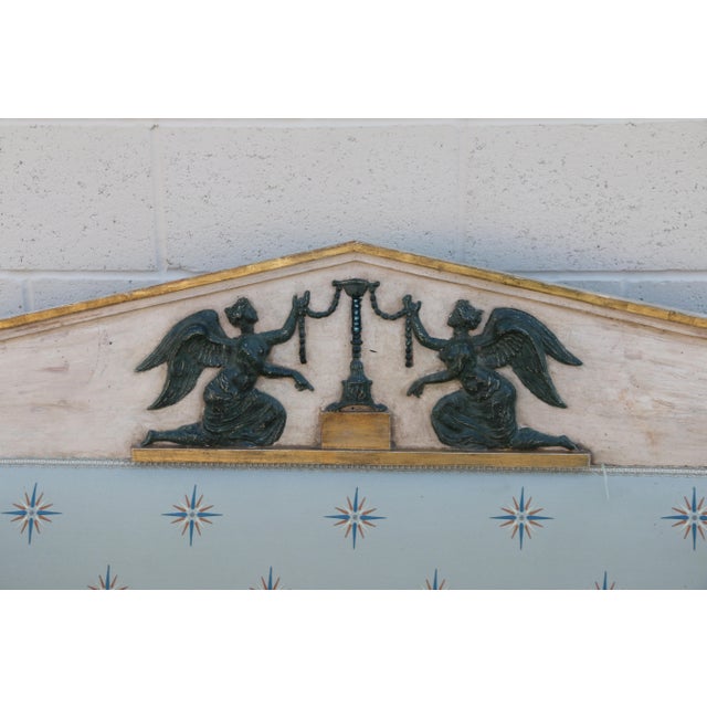 Gustavian (Swedish) Early 19th Century Swedish Gustavian Neoclassical Sphinx Sofa, Parcel-Gilt For Sale - Image 3 of 18