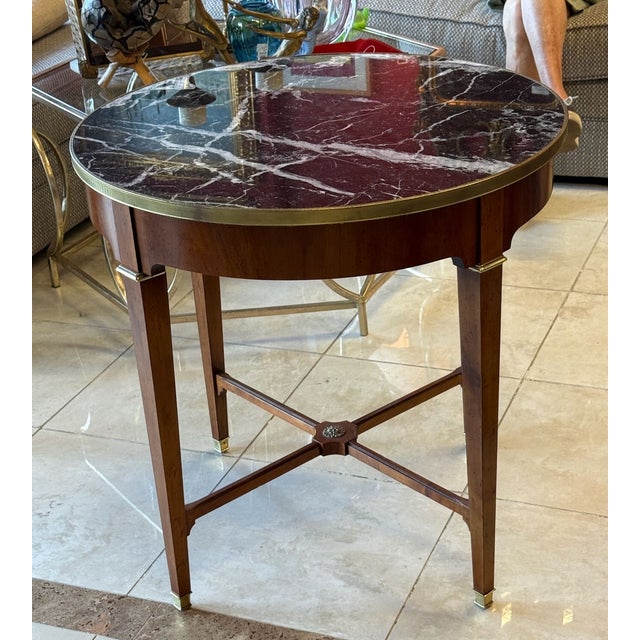 Baker Furniture Company 1980s Baker McMillen Collection Directoire Style Table For Sale - Image 4 of 13