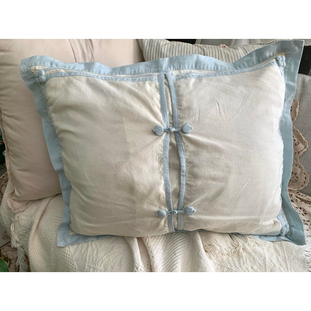 Chinese Ralph Lauren Sham 100% Linen For Sale - Image 3 of 12