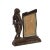 Brown 18th Century Cartouche Holder and Sculpture in Wood For Sale - Image 8 of 8