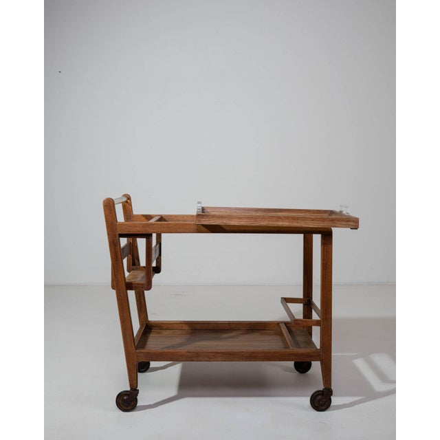 Wood 19th Century France Tan Wood Bar Carts & Dry Bars For Sale - Image 7 of 11