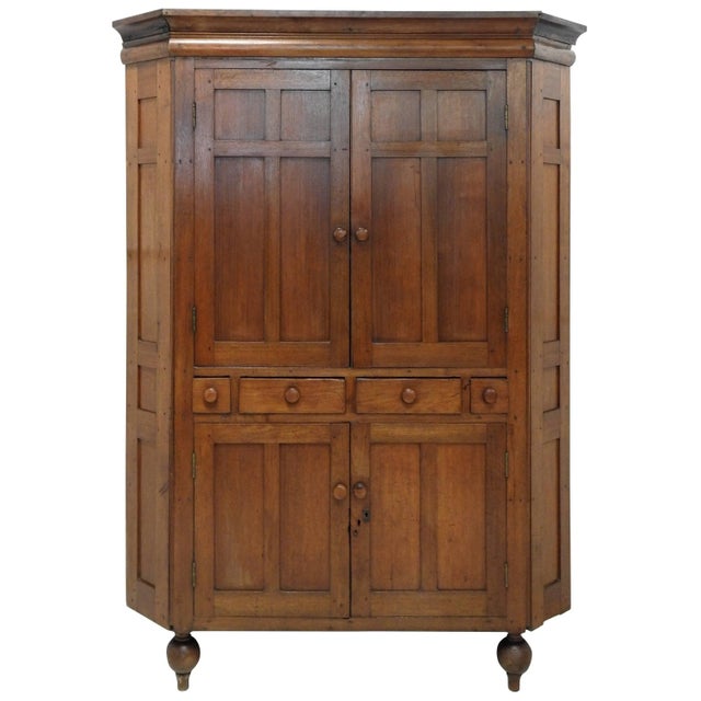 Mid-19th Century American Corner Cabinet For Sale - Image 11 of 11