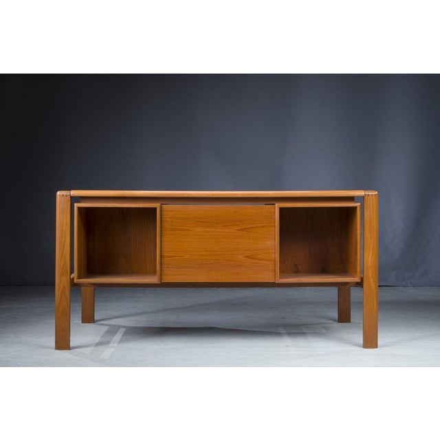 Teak Desk by H.P. Hansen, Denmark, 1960s For Sale - Image 13 of 15