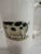 English Vintage White Jug / Pitcher With a Pig on Both Sides With Green Trim From England For Sale - Image 3 of 7