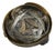 Italian Gray and Golden Metal Resin Ashtray from Brumel, 1950s For Sale - Image 10 of 10