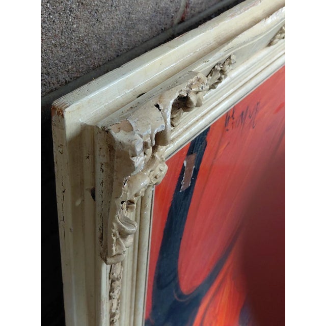 Framed Signed Peter Keil "Mick Jagger 79" Oil on Masonite For Sale - Image 13 of 13