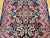 Vintage Persian Kerman Rug, Hand-Knotted Wool, All-Over Floral Garden Pattern, Navy & Ivory, 3x7 For Sale - Image 15 of 16