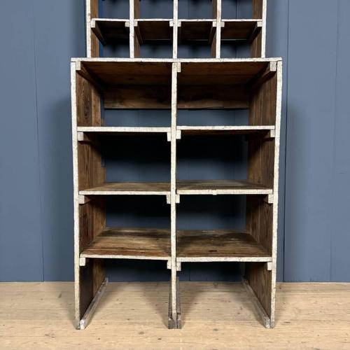 Large Industrial Wooden Workshop Shelves For Sale - Image 12 of 18