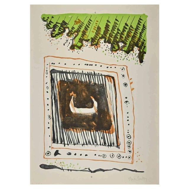 Martin Bradley, Abstract Composition, Lithograph, 1970s For Sale