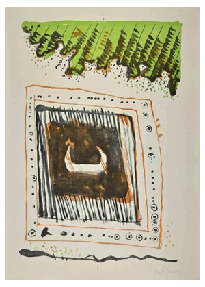 Martin Bradley, Abstract Composition, Lithograph, 1970s