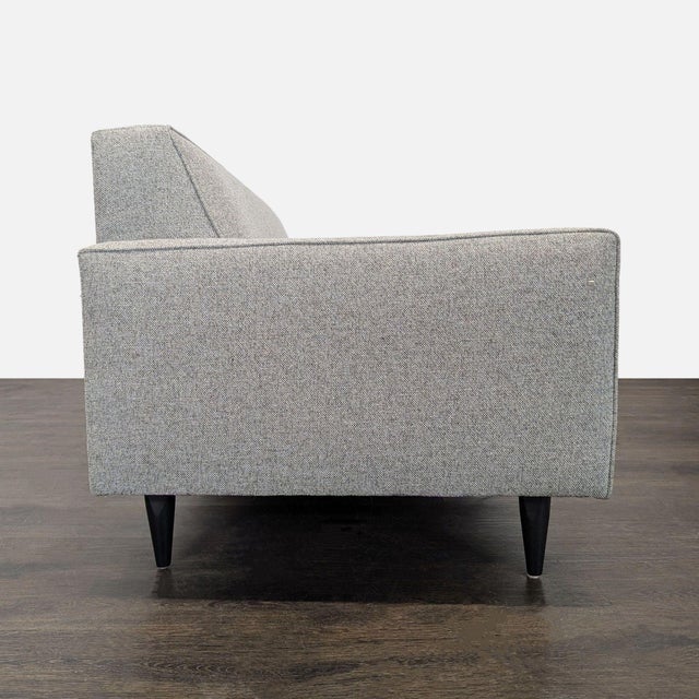 Modern Room and Board Reese 85” Modern Gray 3-Seat Sofa For Sale - Image 3 of 6