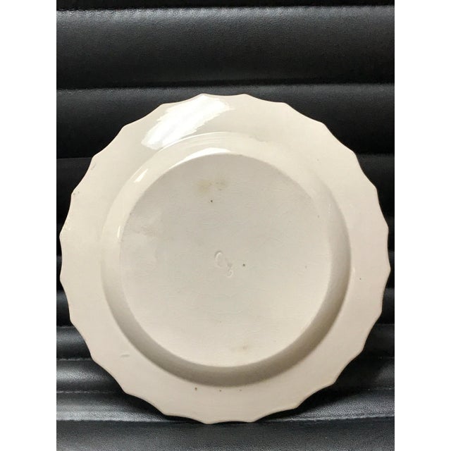 Black Giustiniani Egyptomania Pottery Plate with Gilt Highlights, Swan Left For Sale - Image 8 of 9