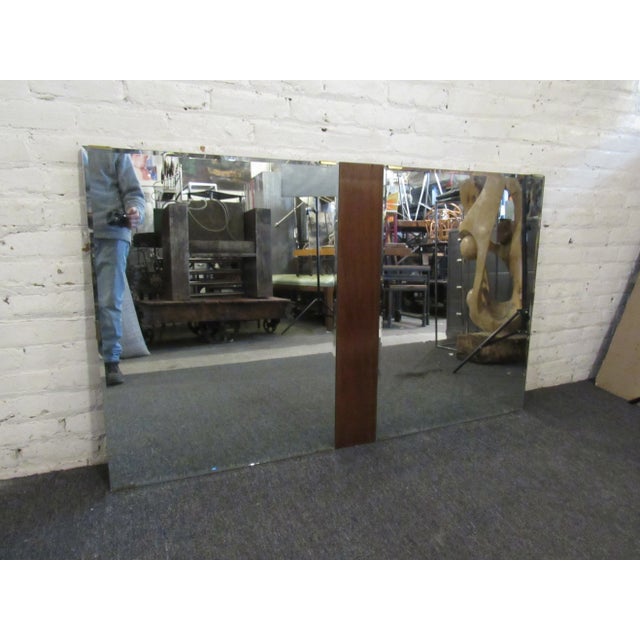 Mid 20th Century Large Mid-Century Modern Mirror For Sale - Image 5 of 8