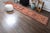 1970s Vintage Handmade Wool Cotton Orange Runner Rug For Sale In San Francisco - Image 6 of 11