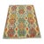 Kilim Rug 4'2'' X 5'5'' Multicolor Wool Tribal Handwoven Oriental Carpet For Sale