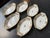 Charming set of six antique Japanese Nippon porcelain salt cellars. Crafted in the late 19th to early 20th century, each...