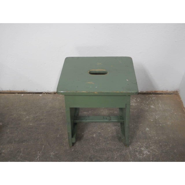 Stool in Fir, 1960 For Sale - Image 3 of 10