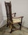 Antique Italian Renaissance Revival Carved Walnut Throne Hall Chair With Putti, Cane Back & Barley Twist Arms For Sale - Image 10 of 15