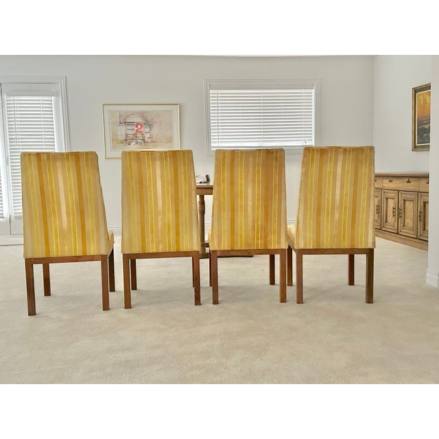 Glenn of California 1970s Four Mid-Century Modern Glenn of California Chairs - Original Upholstery For Sale - Image 4 of 4