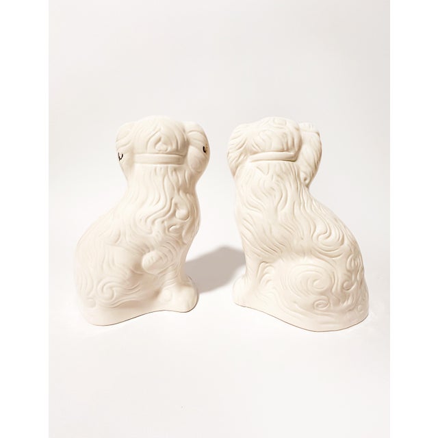 Mid 20th Century Royal Doulton Porcelain Beswick Staffordshire Dog Figurines - a Pair For Sale In Tampa - Image 6 of 8