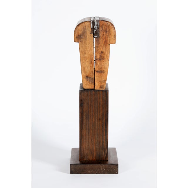 Rolf hans frankfurt am main 1938 - 1996 basel waningo ii, 1988 wood signed on the underside, dated and titled size incl....