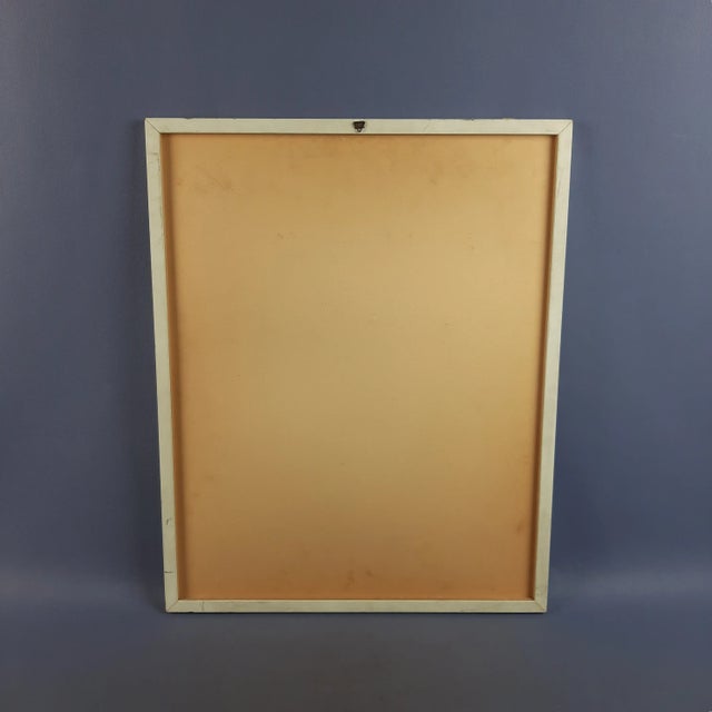 Abstract Surrealist Figure, Mixed Media on Paper, 1971 For Sale - Image 9 of 12